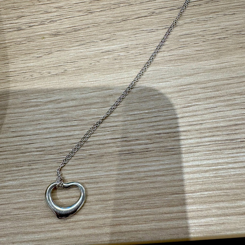 Tiffany Elsa Peretti Heart Necklace